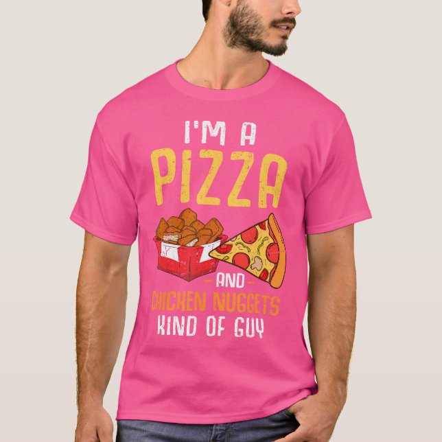 Camiseta Soy Una Pizza Y Una Especie De Pollos De Pollo. (Anverso)