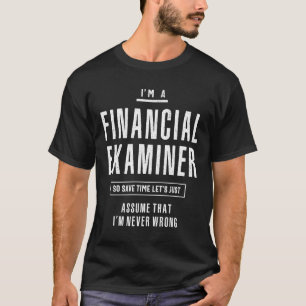 Camiseta Soy una profesión de examinador financiero