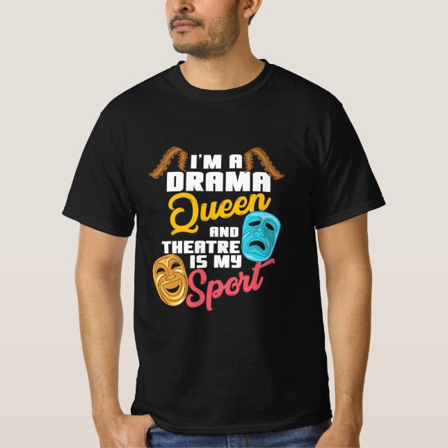 Camiseta Soy Una Reina Del Drama (Anverso)
