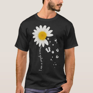 Camiseta Soy Una Simple Mujer Perro Paw Flip Flop Wine Rega