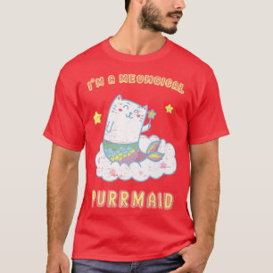 Camiseta Soy Una Sirenita Meowgánica En El Mar Deepsea