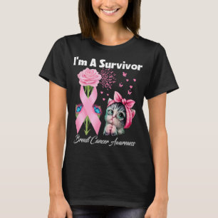 Camiseta Soy una sobreviviente de cáncer de mama Sensibiliz
