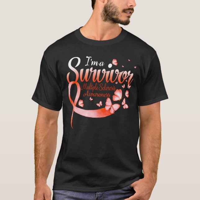 Camiseta Soy una sobreviviente de la mancha de conciencia d (Anverso)