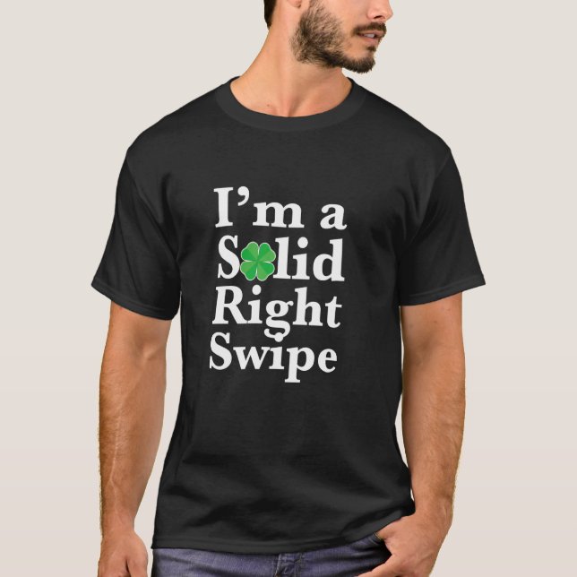 Camiseta Soy Una Sólida Canción De Citas De Chamrock De Swi (Anverso)