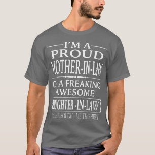 Camiseta Soy una suegra orgullosa del Día de la Madre