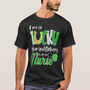 Camiseta Soy Una Suertuda Enfermera De Trabajo Y De Entrega