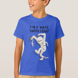 Camiseta Soy una superestrella envuelta Mummy divertida Hal