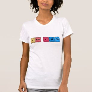 Camiseta Soy una tabla periódica corta