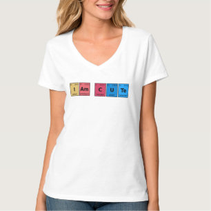 Camiseta Soy una tabla periódica linda