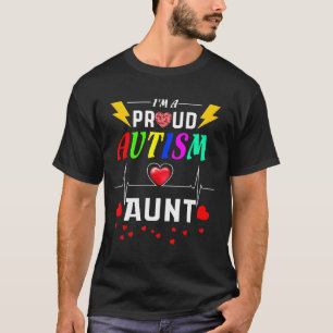 Camiseta Soy una tía de autismo orgullosa
