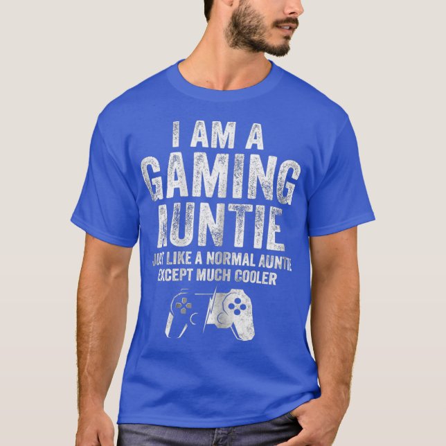 Camiseta Soy Una Tía Divertida De Videojuegos De La Tía (Anverso)