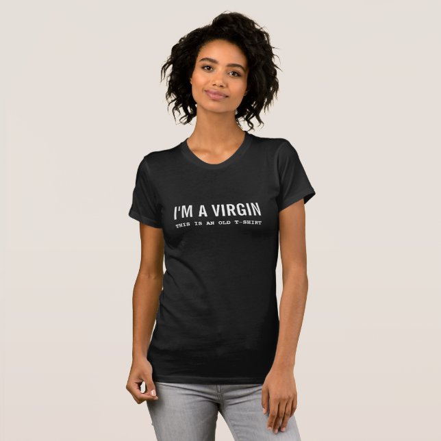 Camiseta soy una virgen (Anverso completo)