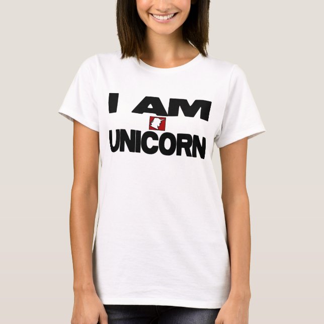 Camiseta Soy unicornio (Anverso)