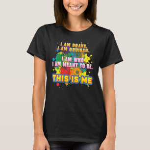 Camiseta Soy Valiente Bruto Y Quién Quería Ser Este Soy Lgb