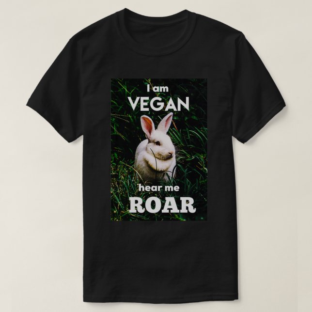 Camiseta Soy Vegan 1 (Diseño del anverso)