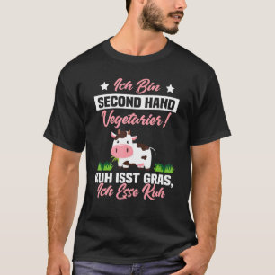 Camiseta Soy Vegetariano de Segunda Mano La Vaca Come Hierb