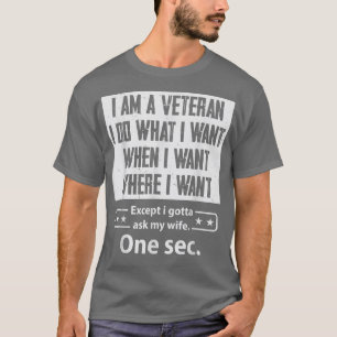 Camiseta Soy Veterana Familia Esposa Esposa Esposa Pareja M
