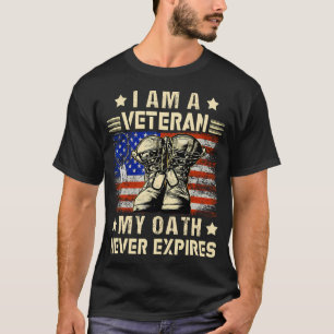 Camiseta Soy Veterano Mi Juramento Nunca Expira El Veterano
