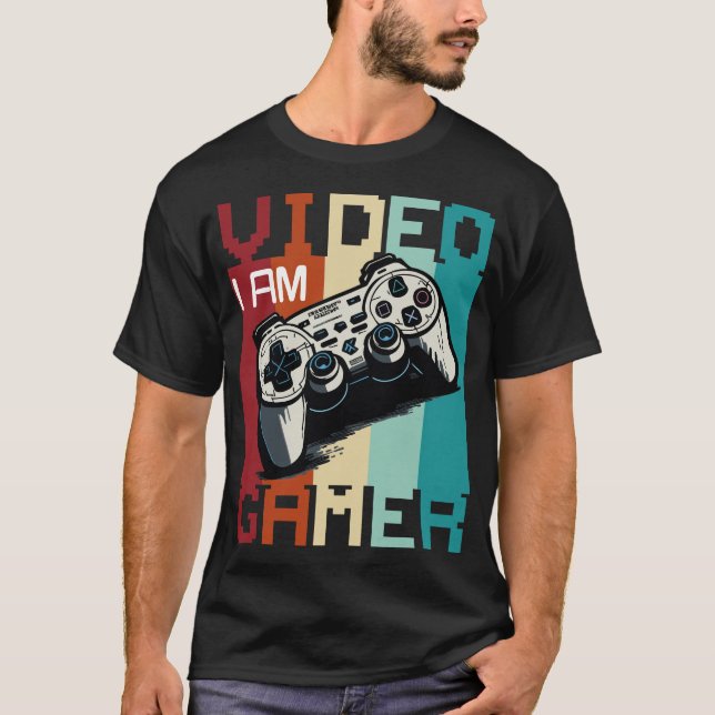 Camiseta Soy Video Gamer (Anverso)
