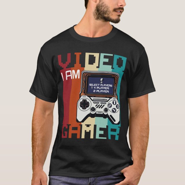 Camiseta Soy Video Gamer (Anverso)