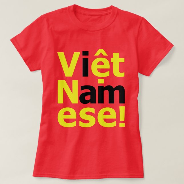 Camiseta ¡soy Viene Namese! (Diseño del anverso)