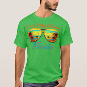 Camiseta Soy Vintage En Un Estado De Sunshine Florida Summe