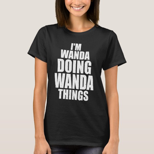 Camiseta Soy Wanda haciendo Wanda Things Funny Personalized (Anverso)