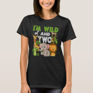 Camiseta Soy Wild Y La Selva Safari De La Familia De Cumple