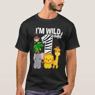Camiseta Soy Wild Y Tema De Un Zoológico Nacimiento Selva 