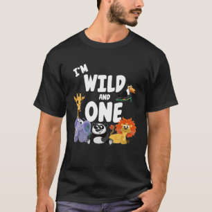 Camiseta Soy Wild Y Un Tema Del Zoológico El Safari De La S