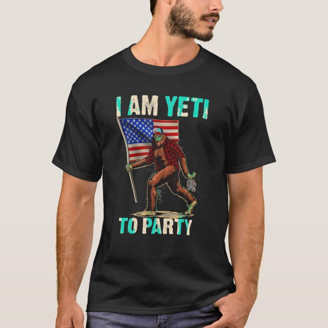 Camiseta Soy Yeti Para El Fiesta 4 De Julio La Graciosa Cer (Anverso)