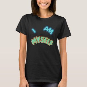 Camiseta Soy Yo – Declaración de Tipografía Negrita Diseño