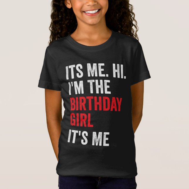 Camiseta Soy Yo Hola, Soy El Fiesta De Cumpleaños De Los Ni (Anverso)