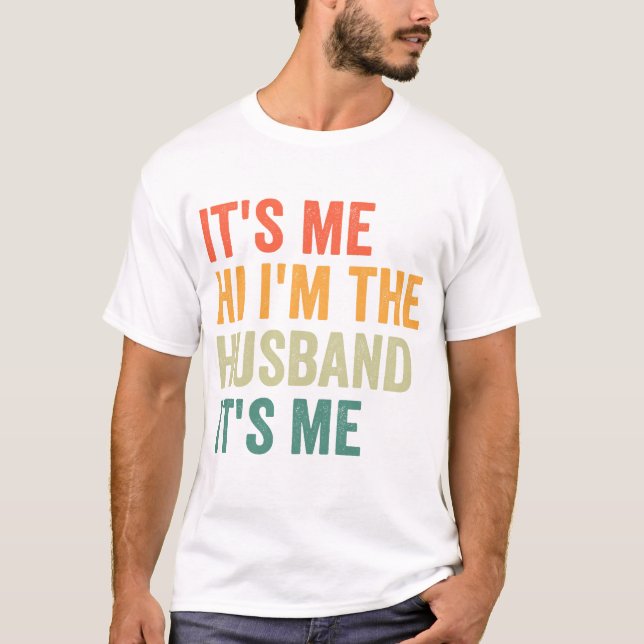 Camiseta Soy yo Hola, soy el marido. Soy yo una pareja dive (Anverso)