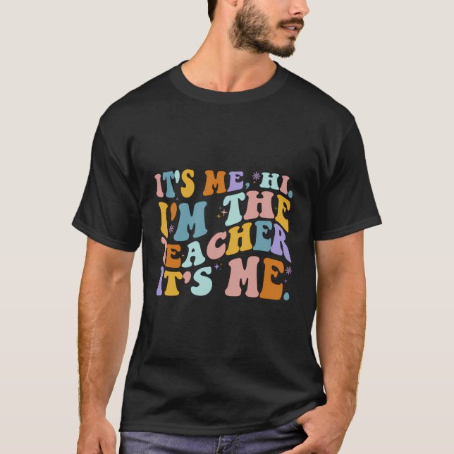 Camiseta Soy Yo Hola, Soy El Profesor. Me Alegro. (Anverso)