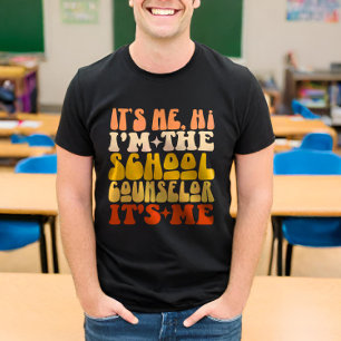 Camiseta Soy yo, soy el consejero escolar, soy yo Groovy