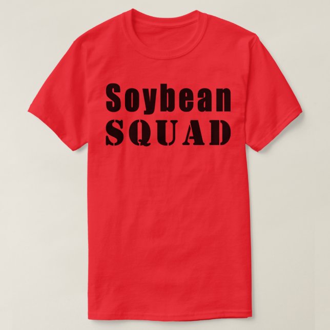 Camiseta Soybean Squad Farmer Funny Soybeans  (2) (Diseño del anverso)