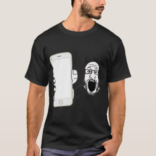 Camiseta Soyjak Muestra Su Teléfono