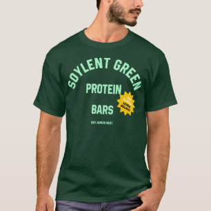 Camiseta Soylent Green protein bars green edition