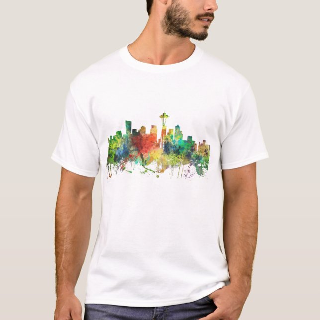 CAMISETA SP DEL HORIZONTE DE SEATTLE WASHINGTON - (Anverso)