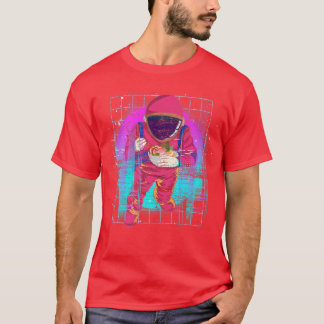 Camiseta Space 90 Art Synthwave Vaporwave Ramen Noodles com
