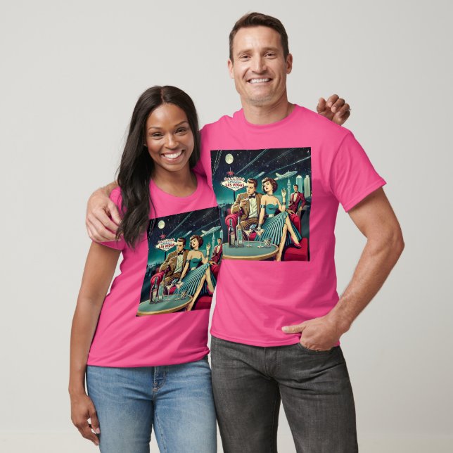 Camiseta Space Age Las Vegas Martini Party (Unisexo)