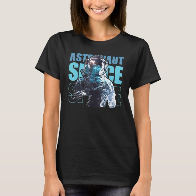 Camiseta Space Astronaut Galaxy Astronomy Spaceman (Anverso)
