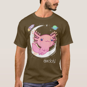 Camiseta Space Axolotl Kawaii Pastel Goth Anime Aesthetic N