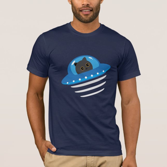 Camiseta Space Cat (Anverso)