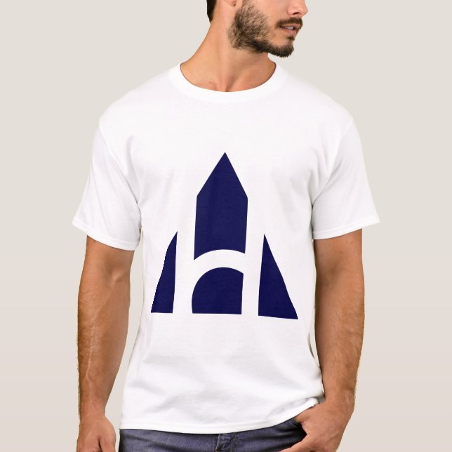 Camiseta Space Cruft divertido verano Navy azul (Anverso)