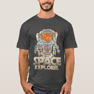 Camiseta Space Explorer Astronaut Universe Galaxy Planets M
