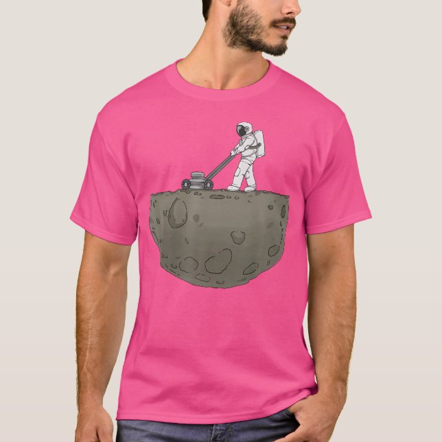 Camiseta Space Gardener - Astronaut Cut The Lawn On Moon Ga (Anverso)