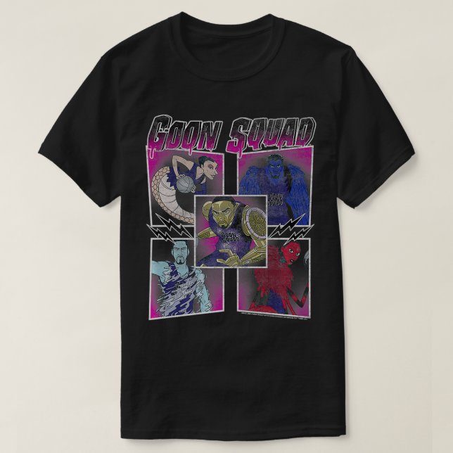 Camiseta Space Jam A New Legacy Group Shot Goon Squad Bo Up (Diseño del anverso)