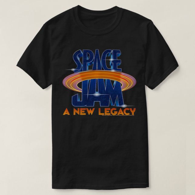 Camiseta Space Jam A New Legacy Render Title Logo Premium  (Diseño del anverso)